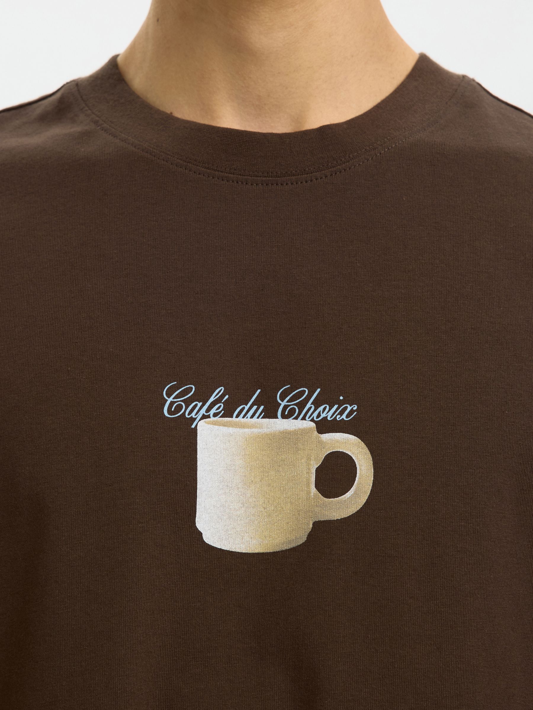 PRINTED CREWNECK T-SHIRT, Delicioso, highres