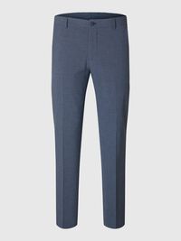 VISKOSBLANDNING SLIM FIT KOSTYMBYXOR, Dark Blue, highres