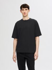 LOOSE FIT T-SHIRT, Black, highres