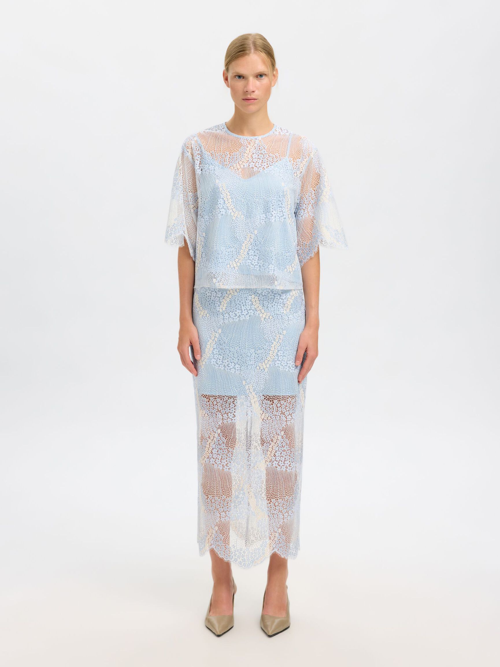 GONNA MIDI, Cashmere Blue, highres