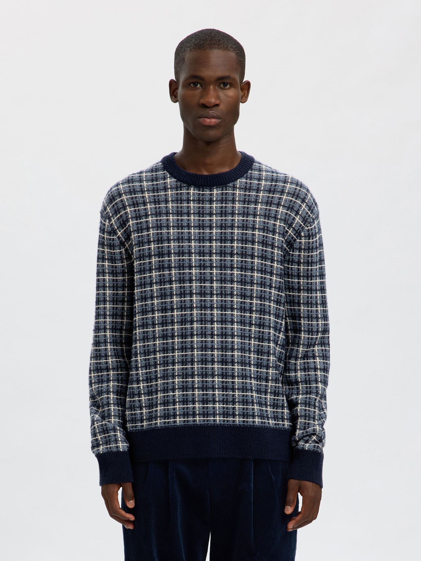 WOLMIX PULLOVER MET RONDE HALS, Sky Captain, highres