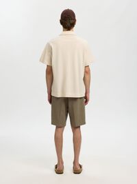 HEMP BLEND OVERSHIRT, Birch, highres