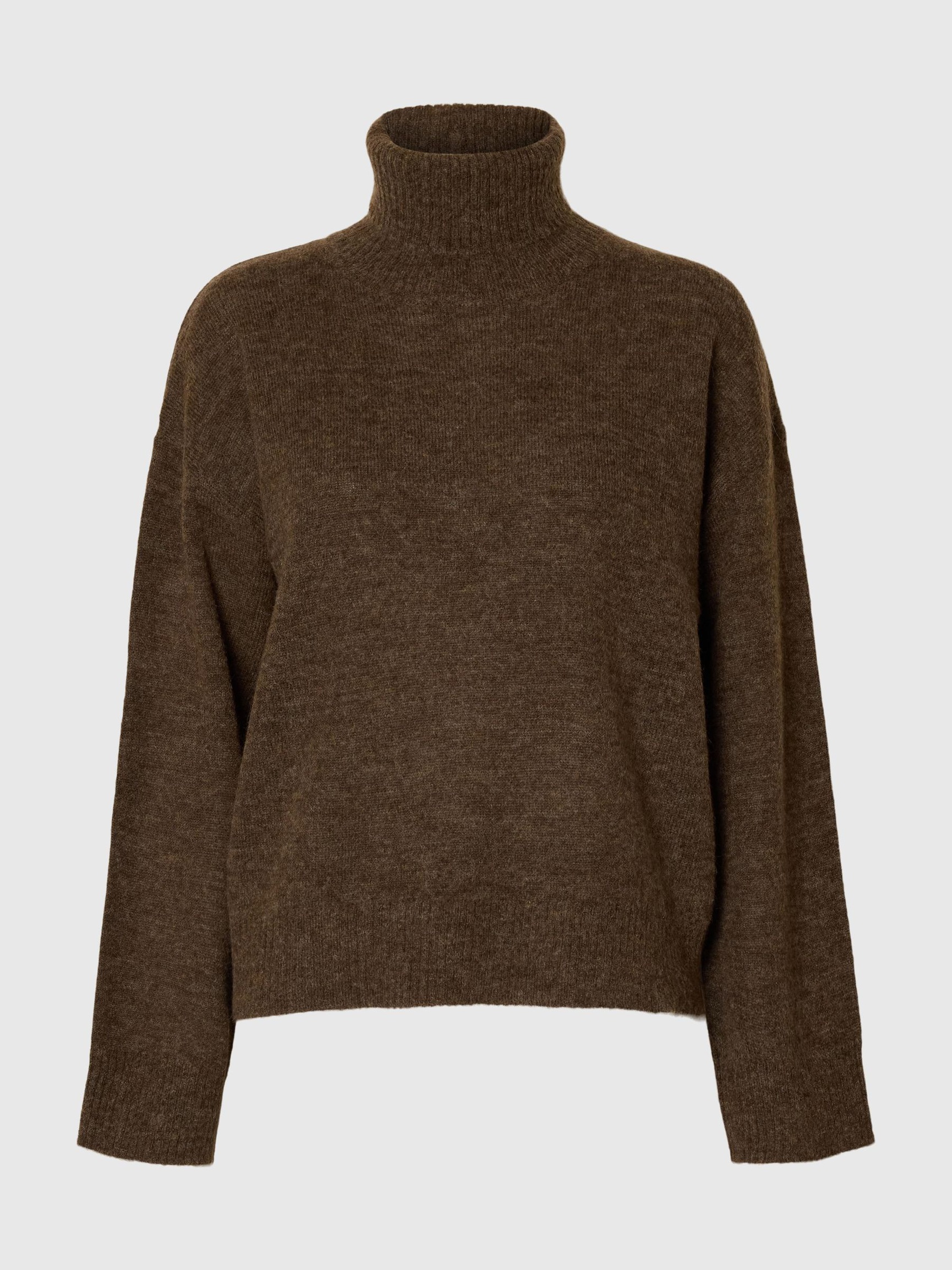 WOOL BLEND TURTLENECK, Dachshund, highres