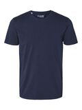 Selected SHORT-SLEEVED T-SHIRT, Navy Blazer, highres - 16073457_NavyBlazer_001.jpg