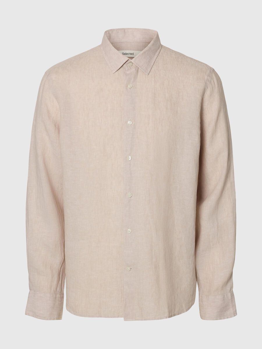 Selected 100% LEINEN HEMD, Pure Cashmere, highres - 16092471_PureCashmere_001.jpg