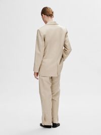 SLIM-FIT LINNENMIX BLAZER, Humus, highres