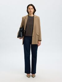 LONG-SLEEVED BOXY T-SHIRT, Delicioso, highres