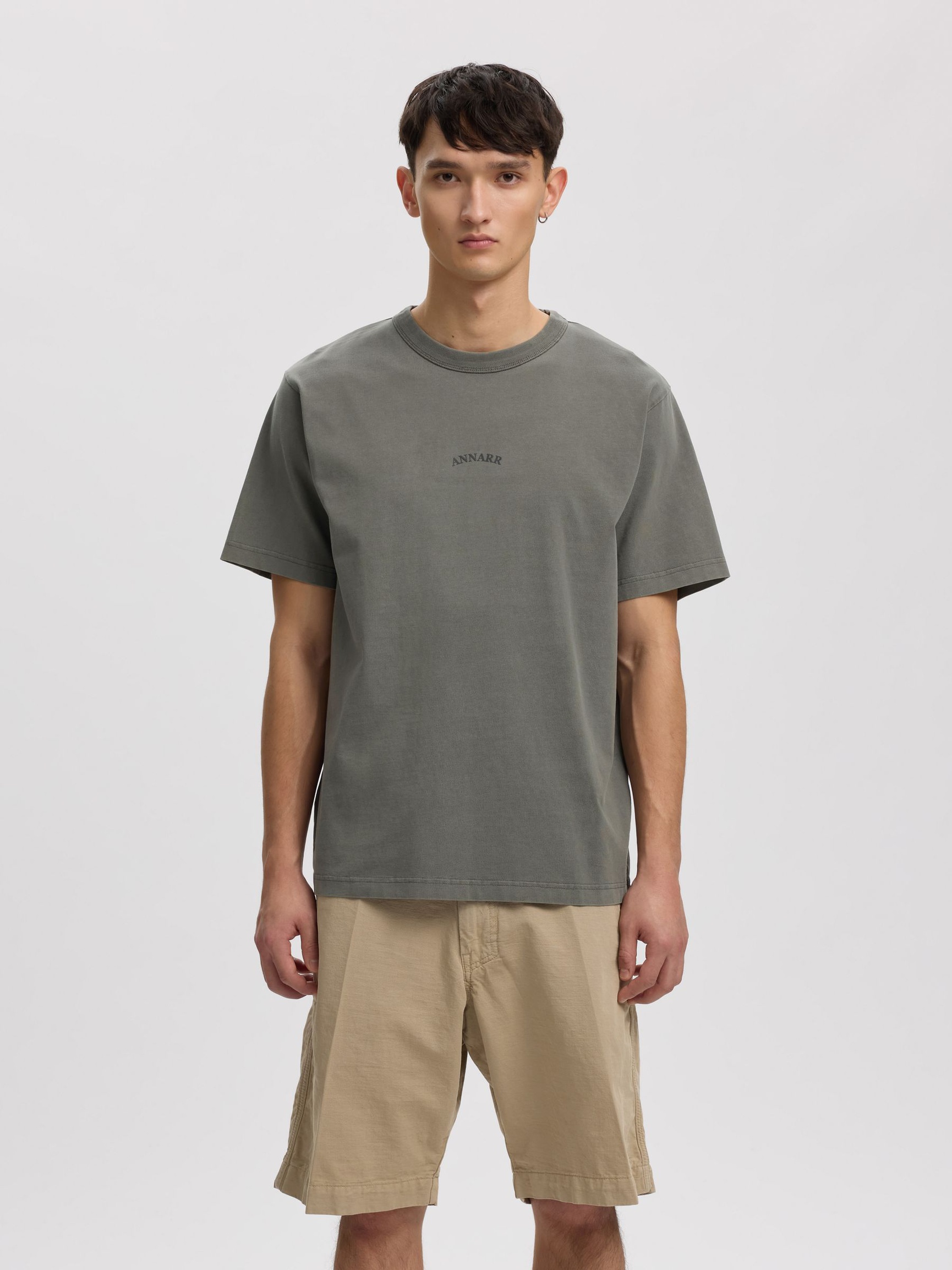 LOOSE FIT T-SHIRT, Pewter, highres