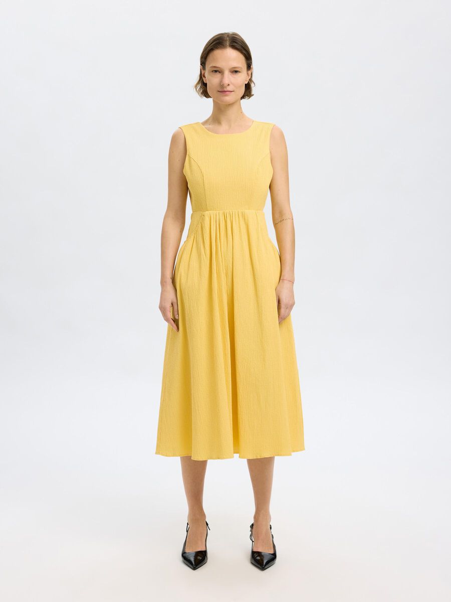 Selected SLEEVELESS MIDI DRESS, Sundress, highres - 16097756_Sundress_003.jpg