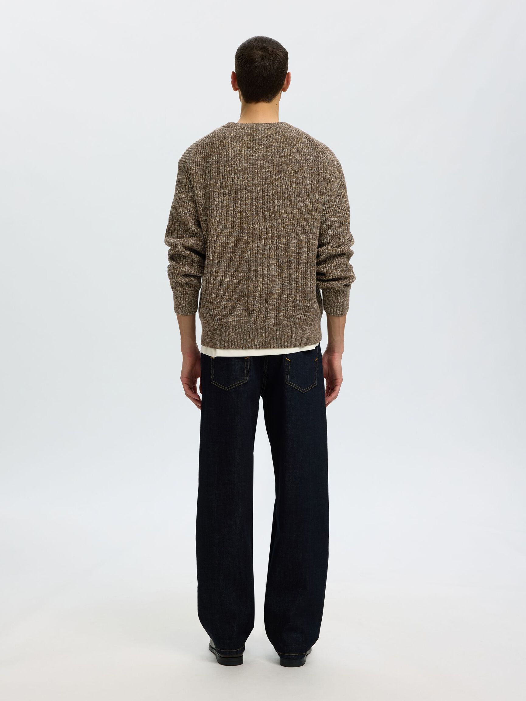 100% COTTON PULLOVER, Turkish Coffee, highres