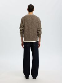 100% COTTON PULLOVER, Turkish Coffee, highres