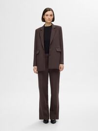 RELAXED FIT BLAZER, Coffee Bean, highres
