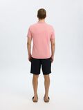Selected ZIPPER POLO SHIRT, Rose Tan, highres - 16079026_RoseTan_004.jpg