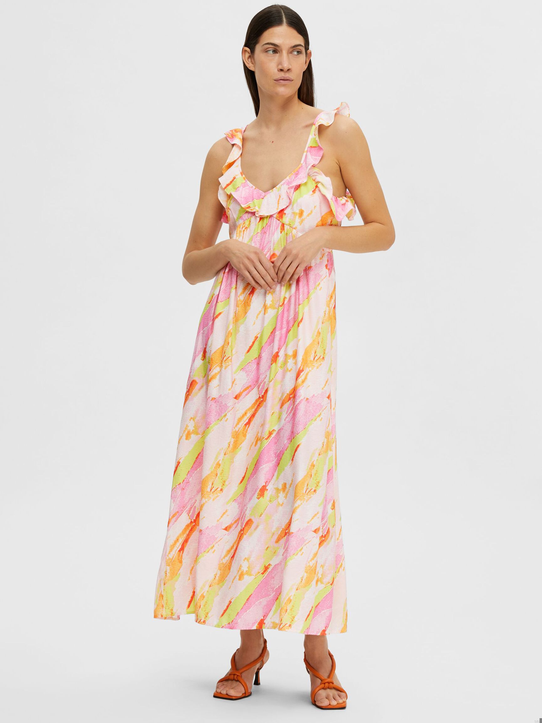 SUKIENKA MIDI, Icy Pink, highres