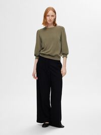 PUFF SLEEVE SWEATSHIRT, Kalamata, highres