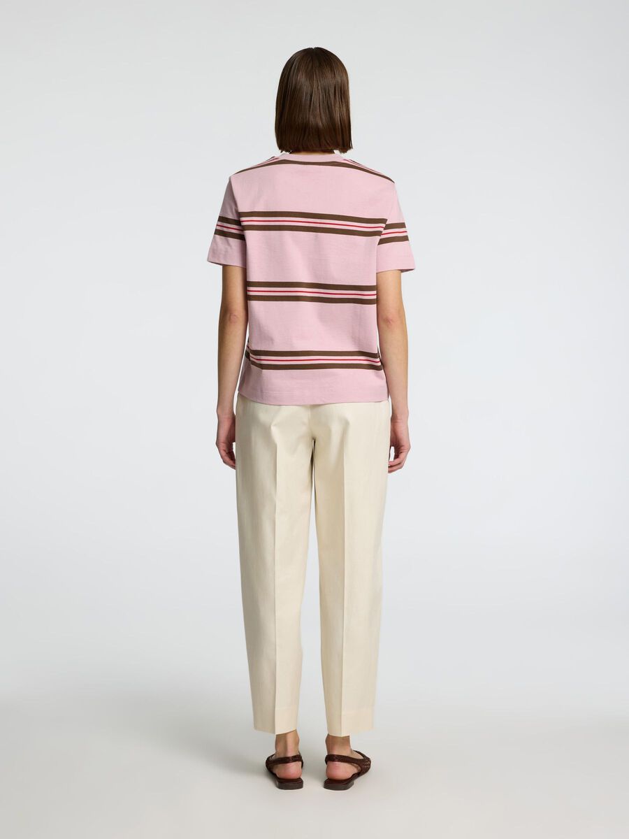 Selected BOXY FIT  SHORT-SLEEVED T-SHIRT, Bleached Mauve, highres - 16099323_BleachedMauve_1221913_004.jpg