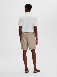 COTTON CHINO SHORTS, Crockery, highres