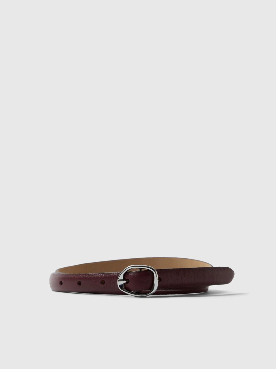 Product tile image - THIN LEATHER BELT, Fig | 16097333_Fig