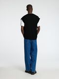 Selected 100% MERINOWOL GEBREID GILET, Black, highres - 16097815_Black_004.jpg