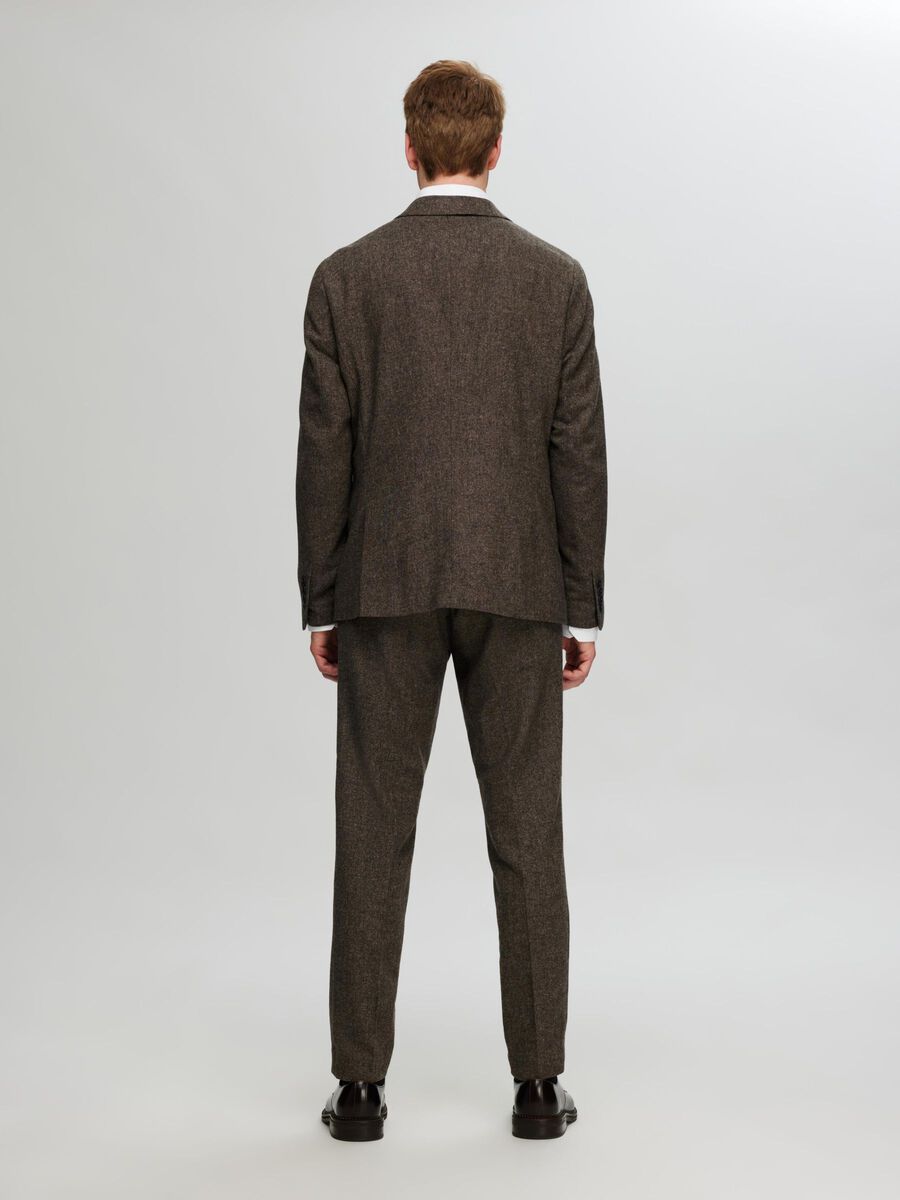 Selected KARIERTER WOLLGEMISCH BLAZER, Brownie, highres - 16094332_Brownie_1115787_004.jpg