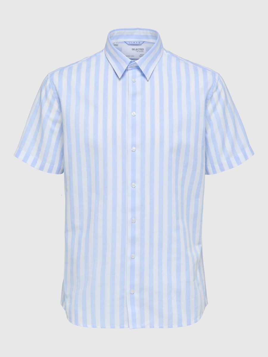 Selected CLASSIC SHORT SLEEVED SHIRT, Cashmere Blue, highres - 16092495_CashmereBlue_1184151_001.jpg