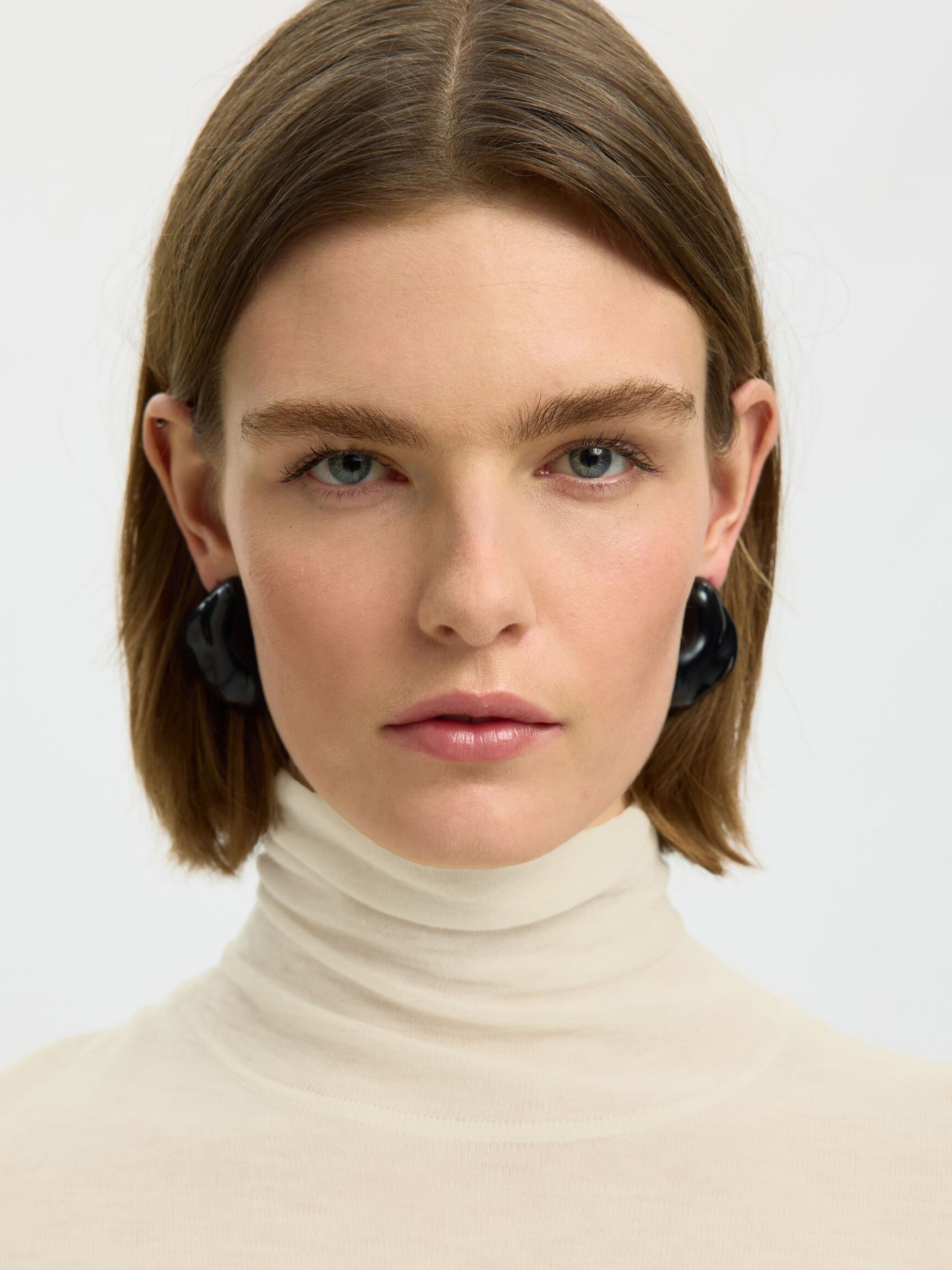 MERINO WOOL TURTLENECK, Birch, highres
