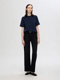Selected MET KORTE MOUWEN T-SHIRT, Dark Sapphire, highres - 16096762_DarkSapphire_005.jpg