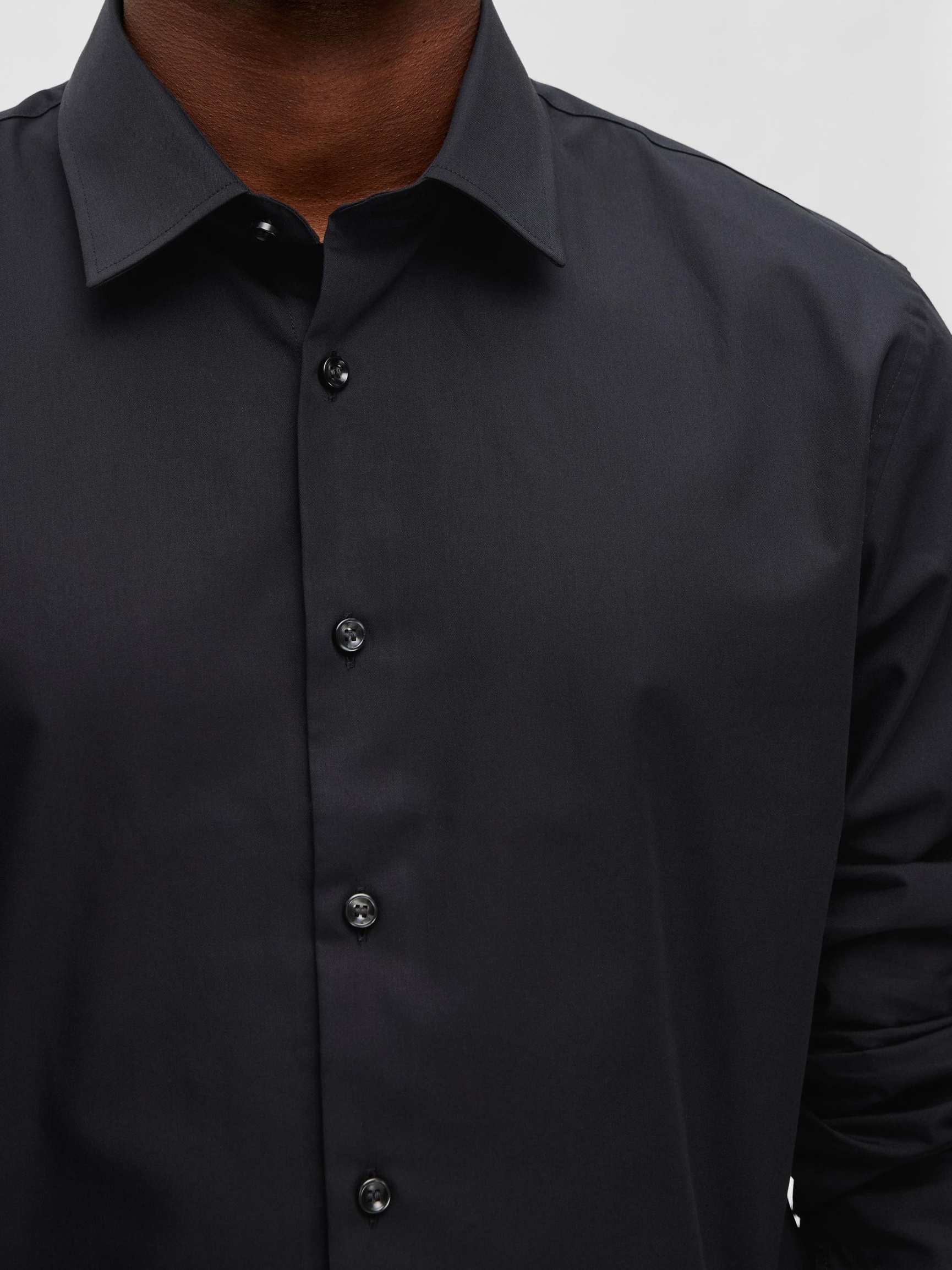 HABILLÉ CHEMISE, Black, highres