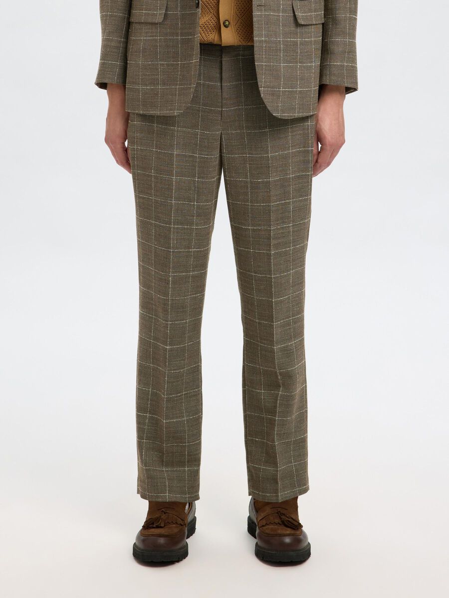 Selected WOOL BLEND SUIT TROUSERS, Slate Black, highres - 16097624_SlateBlack_1183369_003.jpg