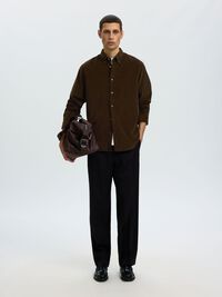 ALGODÓN CAMISA DE PANA, Turkish Coffee, highres