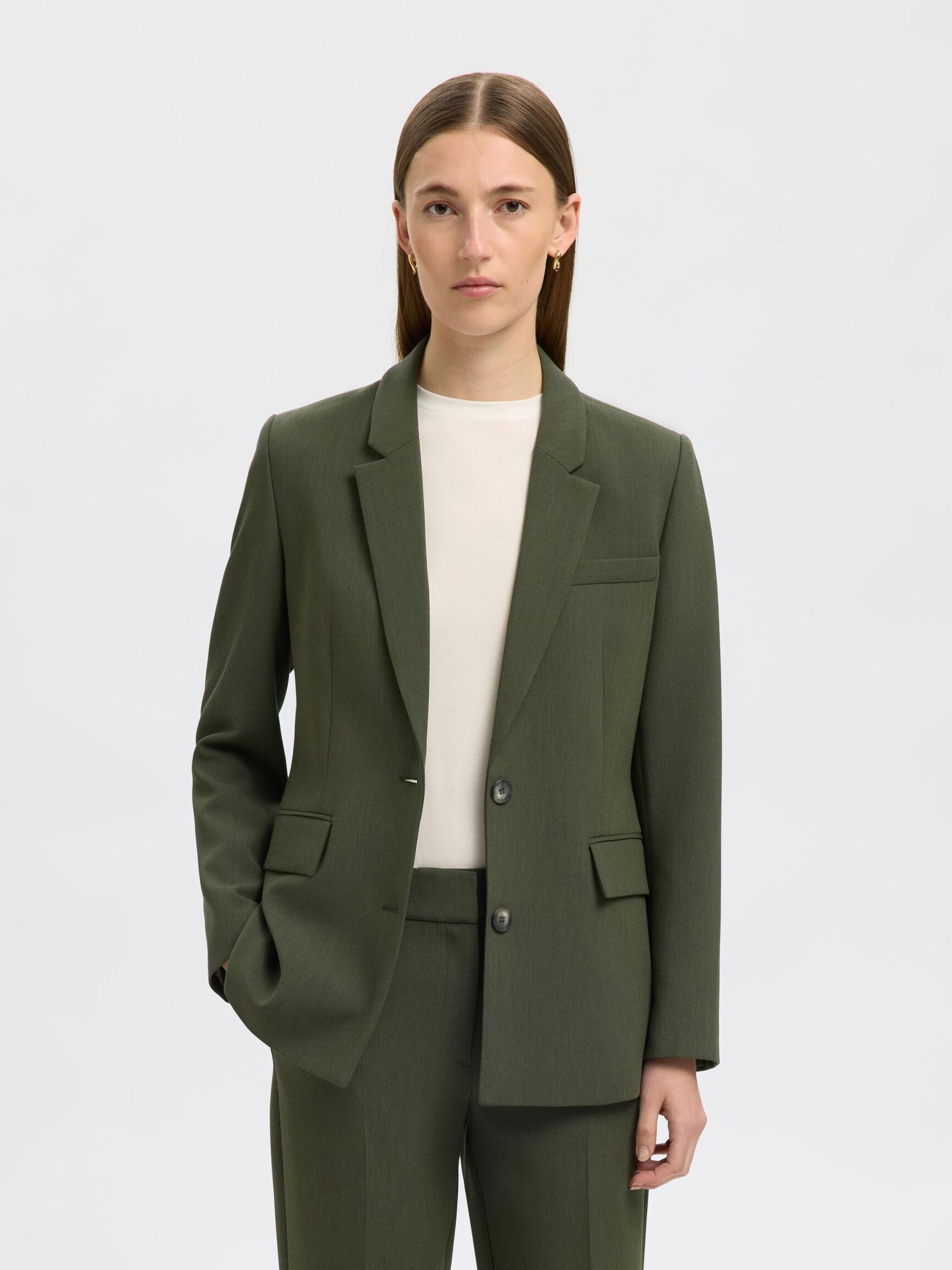 KLASSIEKE PASVORM BLAZER, Deep Depths, highres