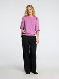 PUFF SLEEVE SWEATSHIRT, First Bloom, highres