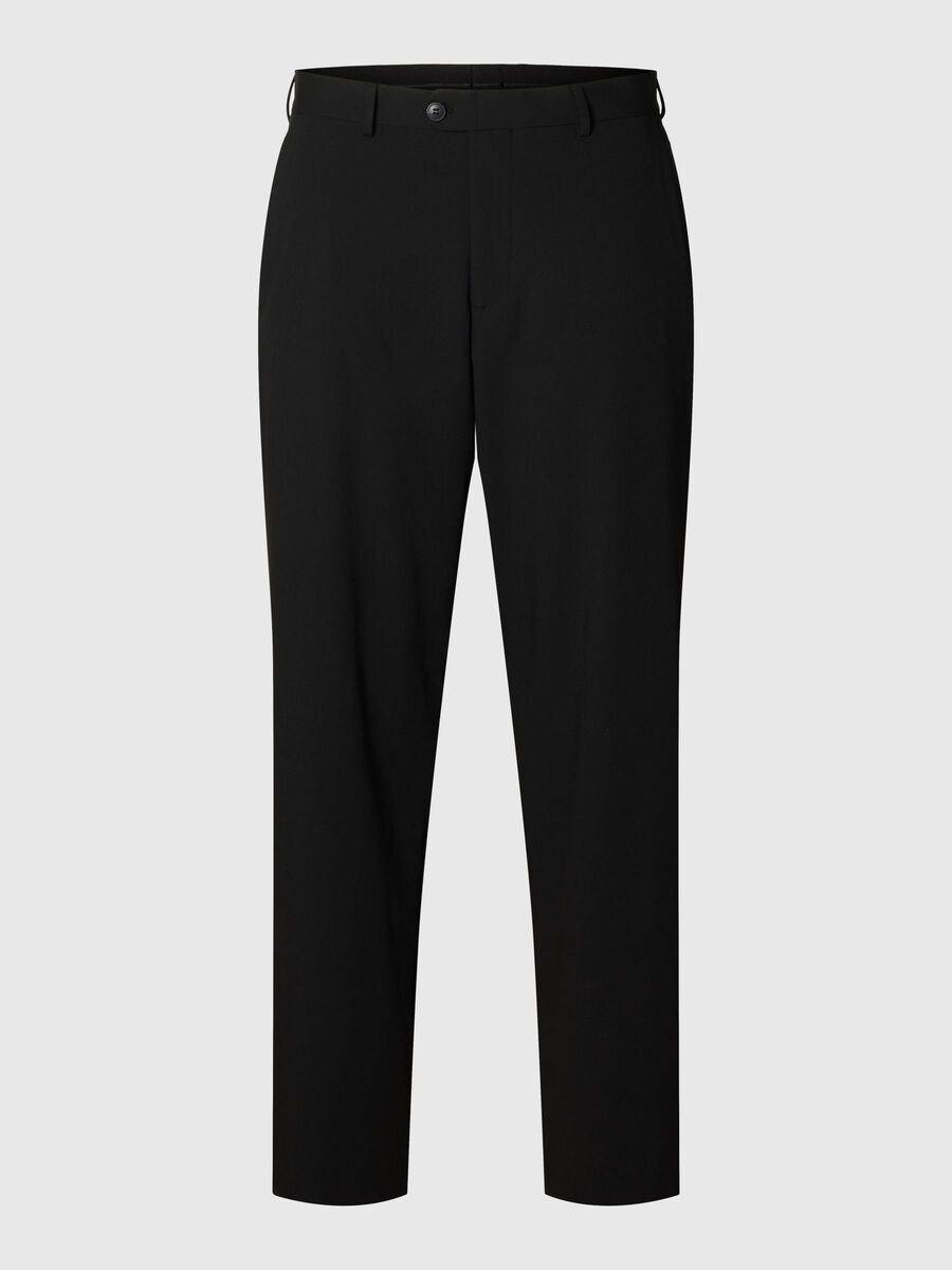 Product tile image - 220 LOOSE FIT  SUIT TROUSERS, Black | 16100150_Black