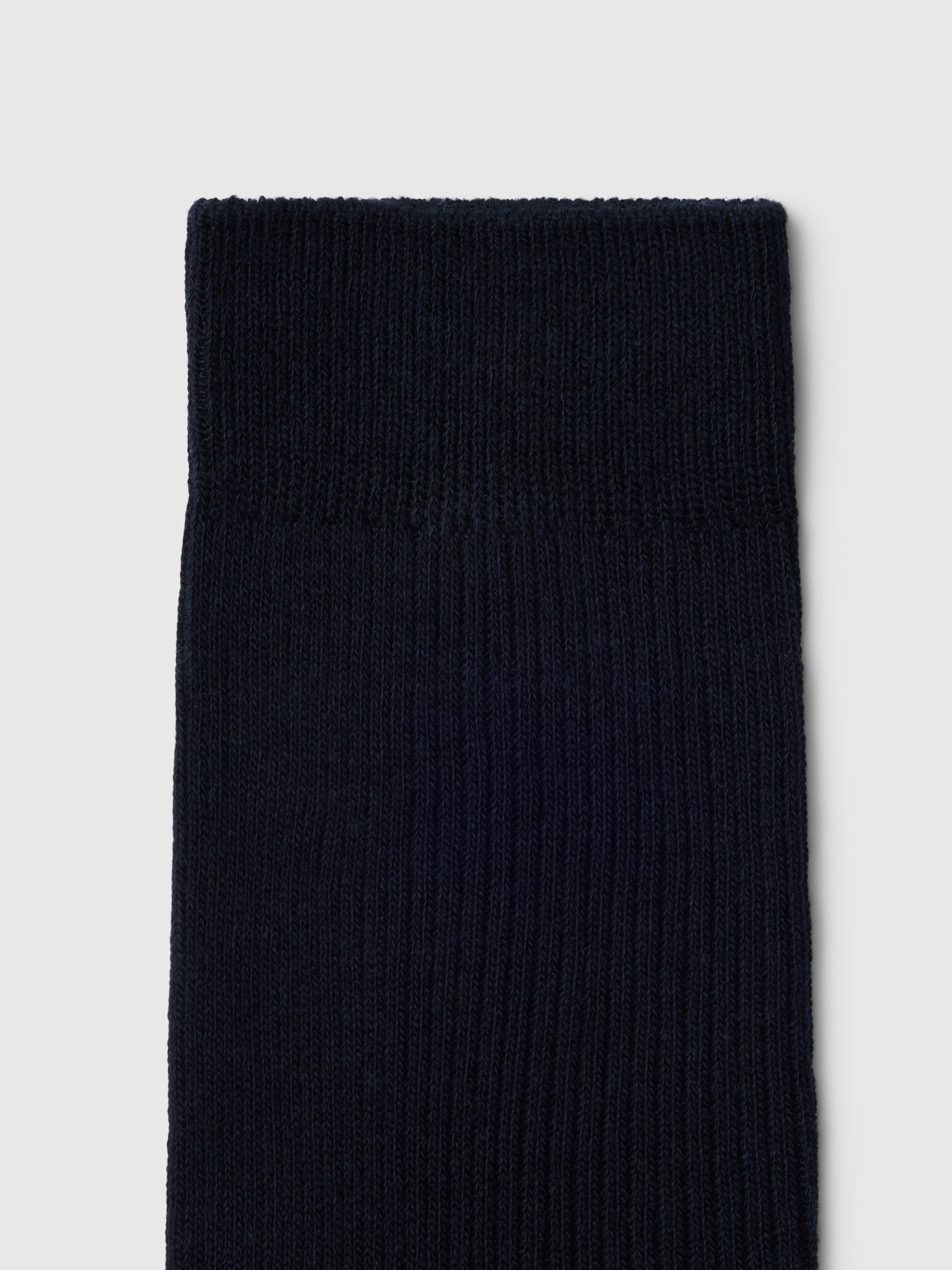 COTTON BLEND SOCKS, Black, highres