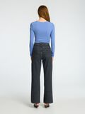 Selected KNOTEN-EFFEKT LANGÄRMELIGER BODY, Cornflower Blue, highres - 16097132_CornflowerBlue_004.jpg