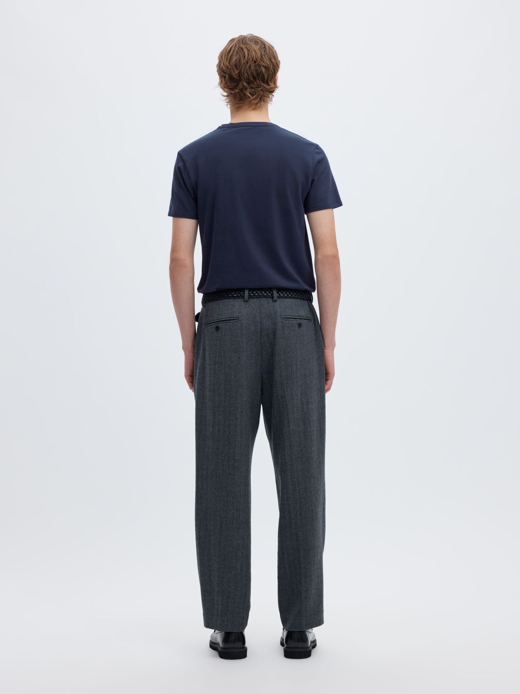 SHORT-SLEEVED T-SHIRT, Navy Blazer, highres