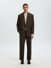 RELAXED FIT DOUBLE-BREASTED BLAZER, Delicioso, highres