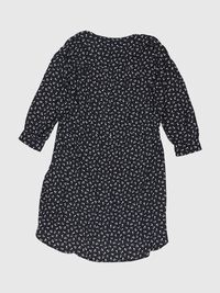 PRINTED MINI DRESS, Black, highres