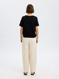 Selected 100% COTTON DETAILED T-SHIRT, Black, highres - 16097834_Black_004.jpg