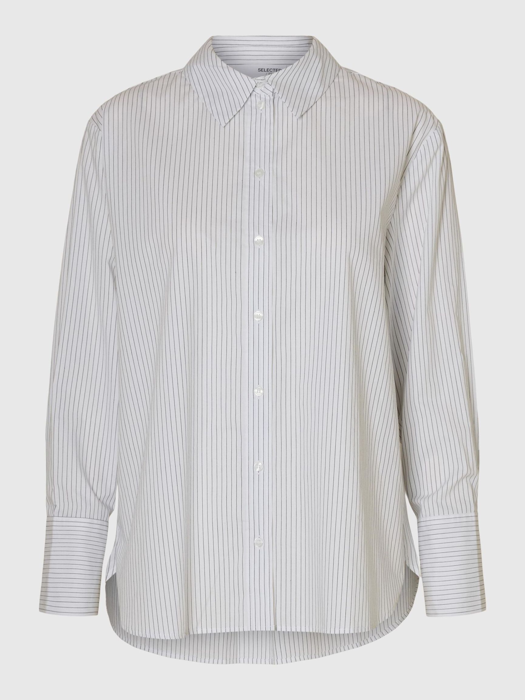 100% BAUMWOLL HEMD, Bright White, highres