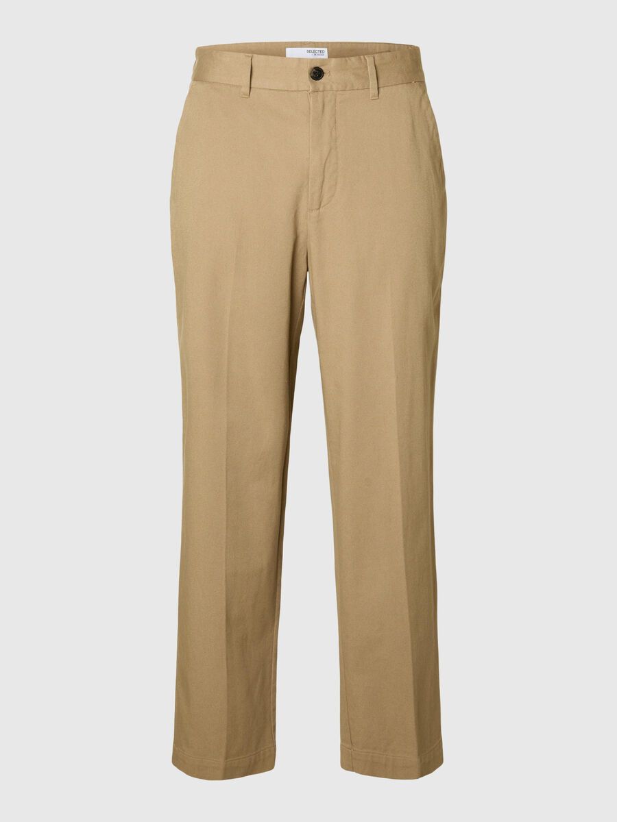 Selected 220 LOOSE-FIT TROUSERS, Kelp, highres - 16096745_Kelp_001.jpg