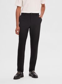 175 SLIM-FIT TROUSERS, Black, highres