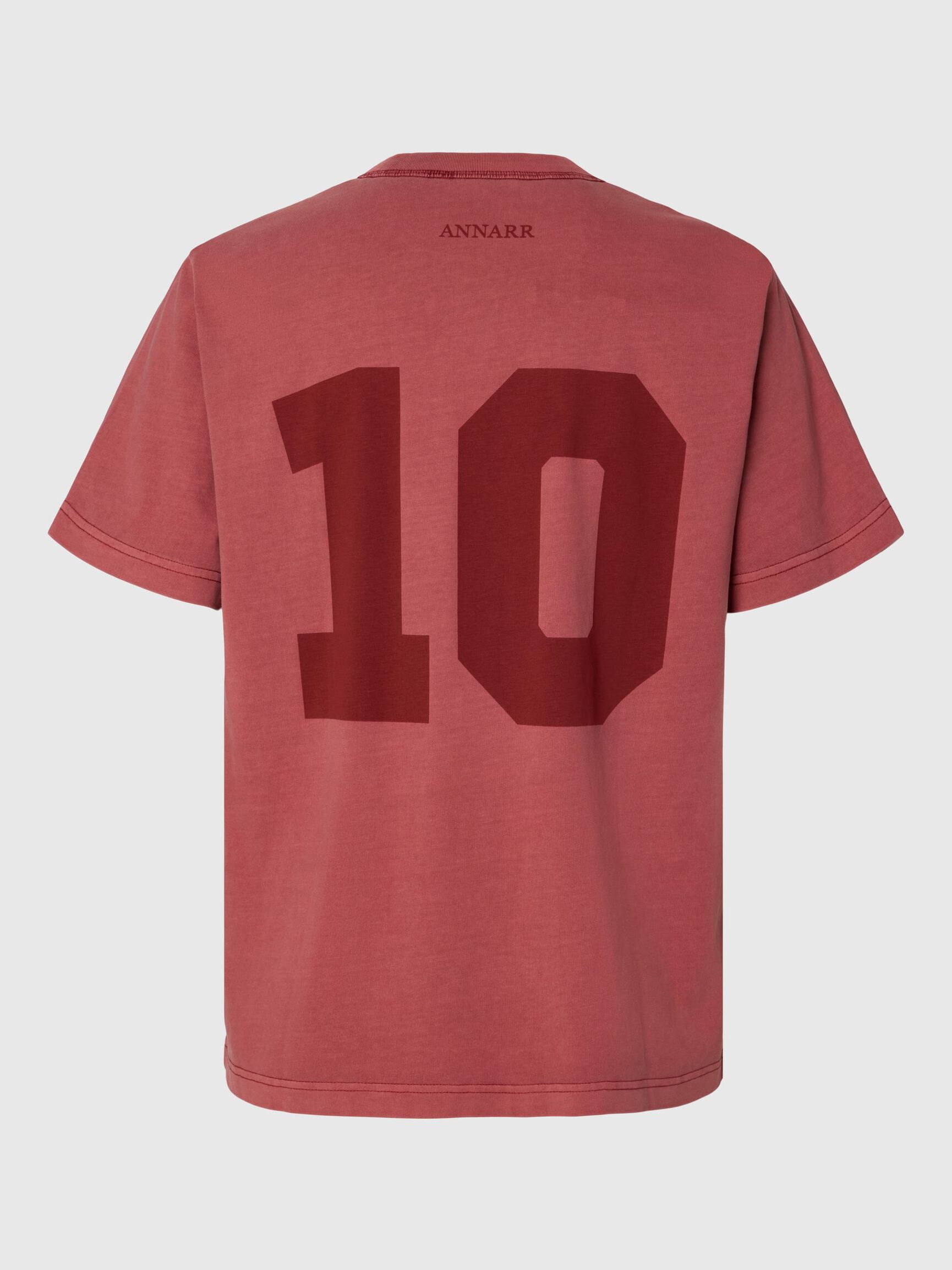 SHORT SLEEVED CREWNECK T-SHIRT, Syrah, highres