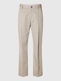Selected WOOL BLEND PLEATED LOOSE-FIT TROUSERS, Chrome Grey, highres - 16097841_ChromeGrey_001.jpg