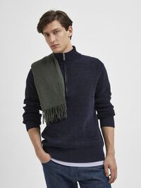 HIGH ZIP PULLOVER, Sky Captain, highres