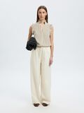 Selected STRIPED RUFFLE DETAIL TOP, Sandshell, highres - 16098177_Sandshell_1194469_008.jpg