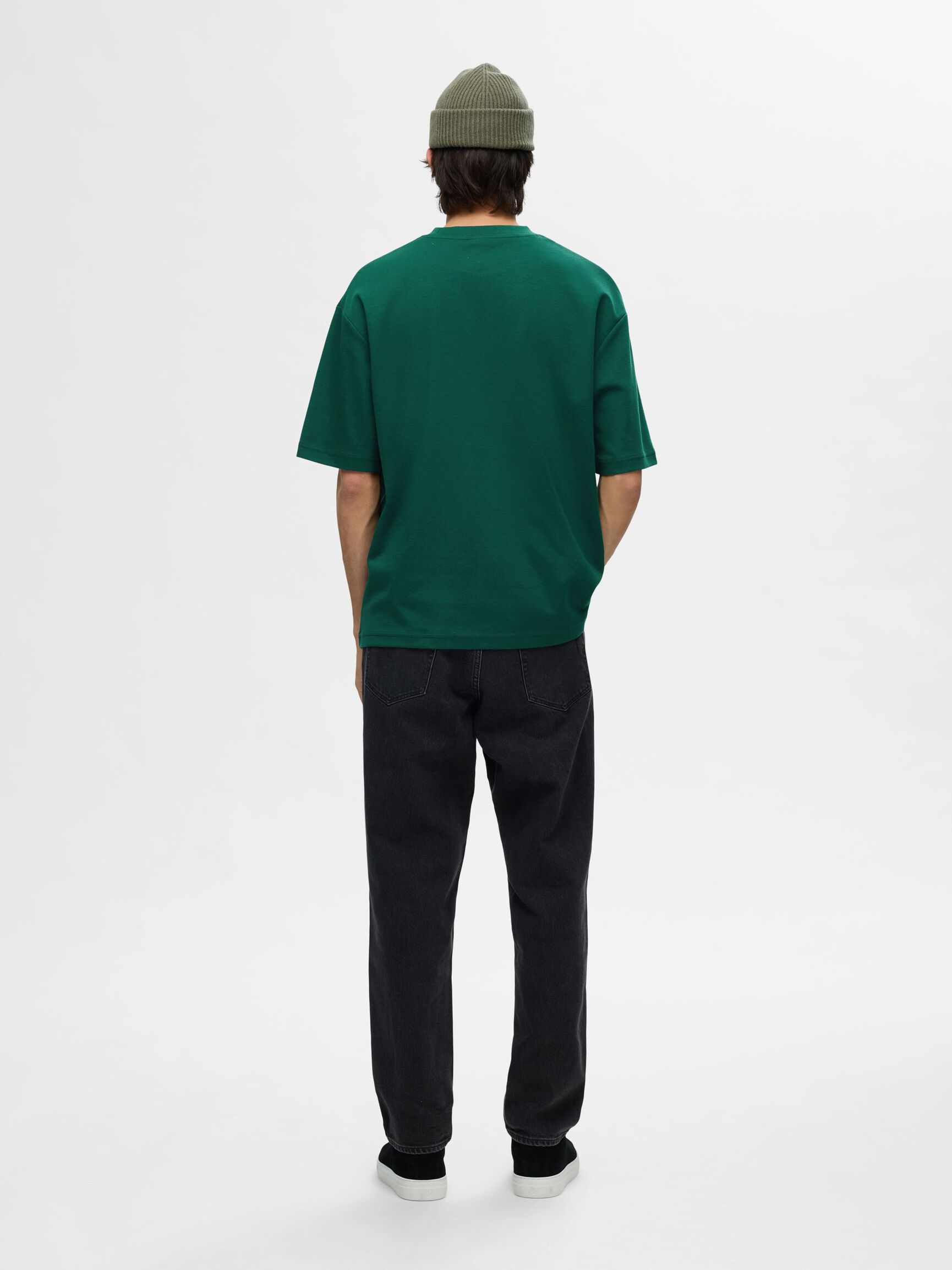 LOOSE FIT T-SHIRT, Rain Forest, highres