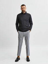 LÅNGÄRMAD TRÖJA, Medium Grey Melange, highres