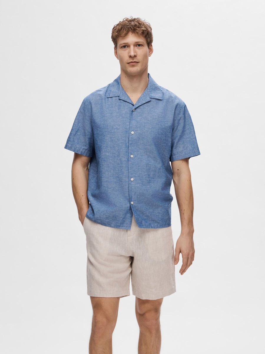 Selected LYHYTHIHAINEN PAITA, Medium Blue Denim, highres - 16092978_MediumBlueDenim_003.jpg
