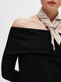 Selected VISCOSEMIX OFF-SHOULDER TOP, Black, highres - 16093031_Black_006.jpg